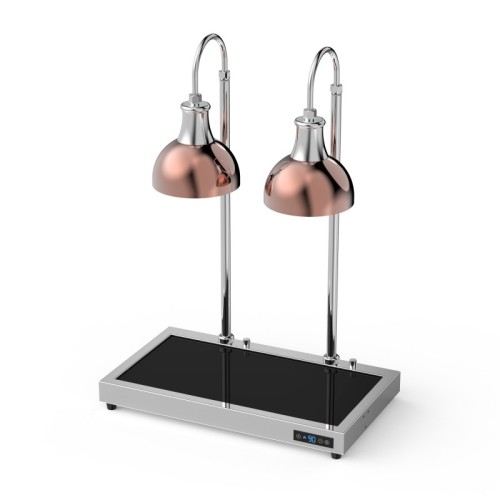Dual-Insulation Workstation with Heat Lamp & Heating Plate - Buffet Heat Lamp