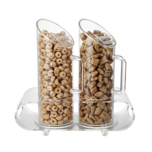 1.0L x 2 Acrylic Cereal Dispenser