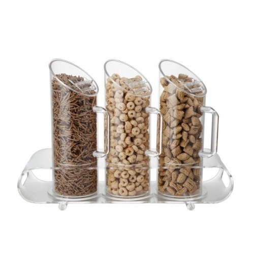 1.0L x 3 Acrylic Cereal Dispenser