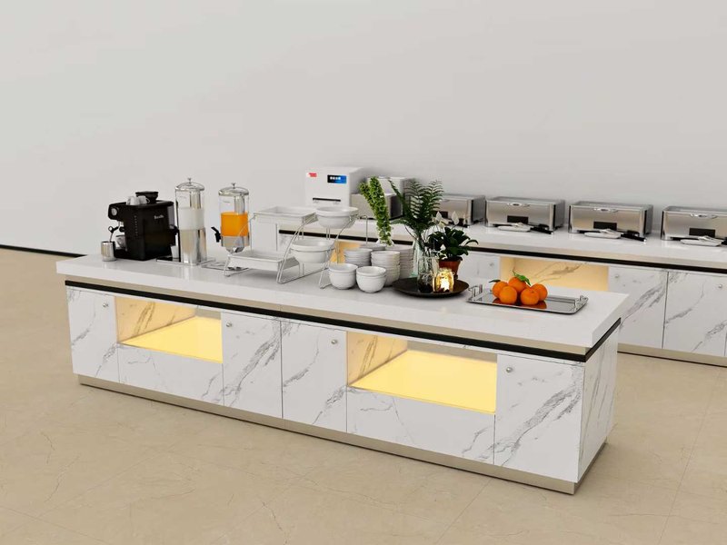 Consistent Food Temperature with Buffet Stove