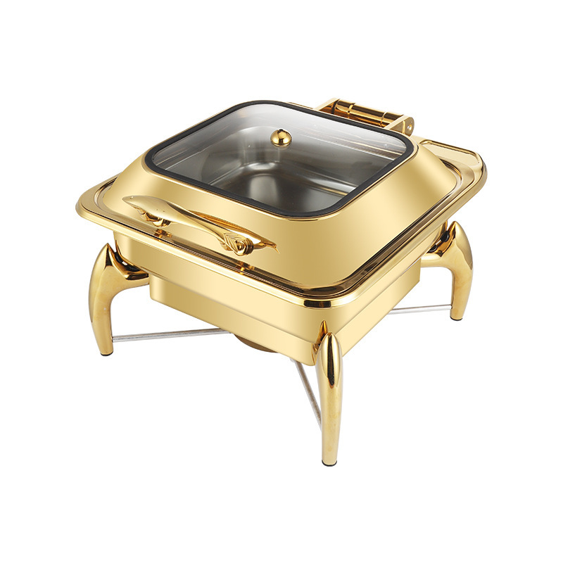 Gold-Plated Chafing Dish