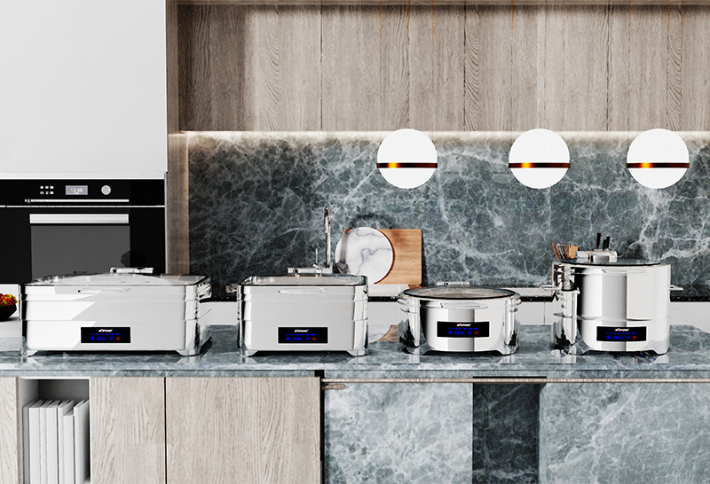 BAVA Electric Chafing Dish - Commercial Grade for Buffet Catering