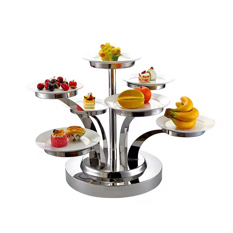 Stainless Steel Multi-Tier Cake Stand | Buffet Rack 主图