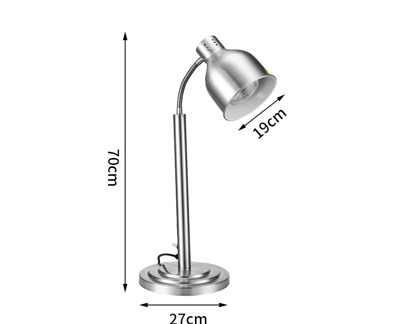 Single Head Fixed Stem Heat Lamp